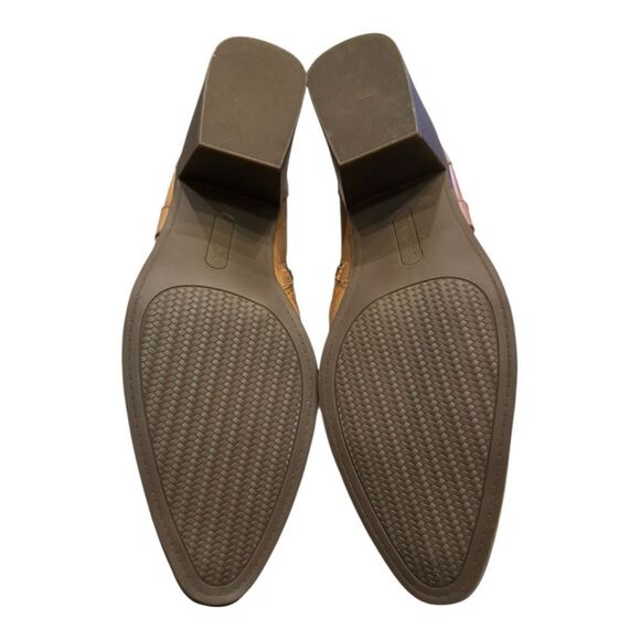 New Frye and Co. Women's Palma Tan Stacked Heel Boots Booties 9.5 - Picture 6 of 6